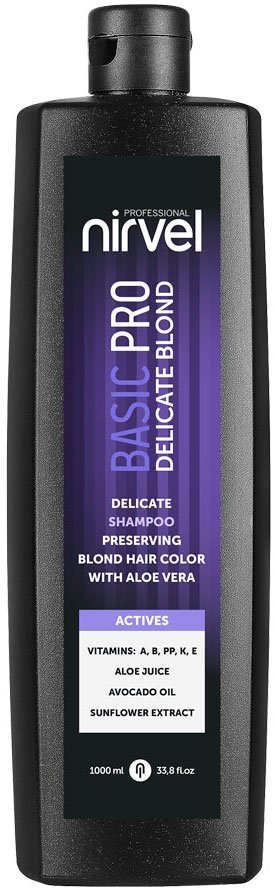 Шампунь деликатный для сохранения цвета блонд с алоэ вера/ Delicate shampoo p...