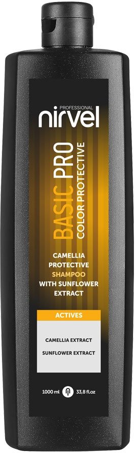 Шампунь для окрашенных волос с экстрактами Камелии и Подсолнечника Camelia & Sunflower Nirvel — фото 1