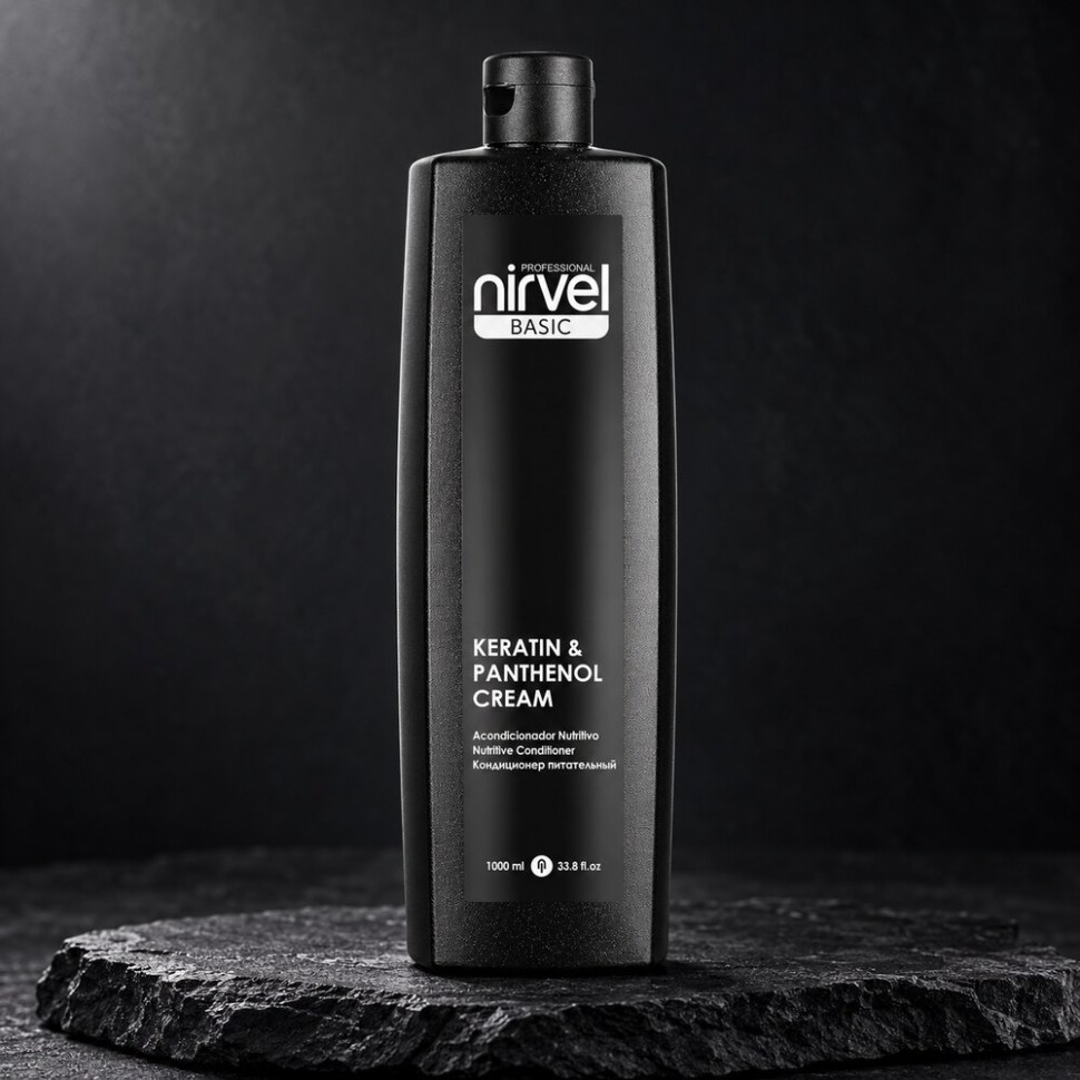Кондиционер питательный с Кератином и Пантенолом Keratin & Panthenol Nirvel — на чёрном камне Кондиционер питательный с Кератином и Пантенолом Keratin & Panthenol Nirvel — фото 1