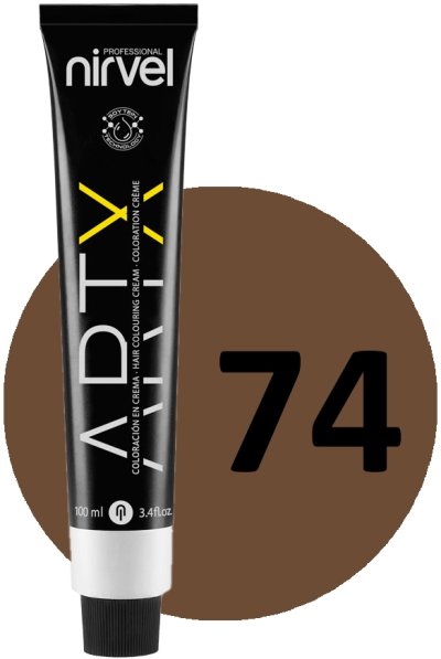 Nirvel ARTX  Ореховые (коричневый медный) оттенки 74