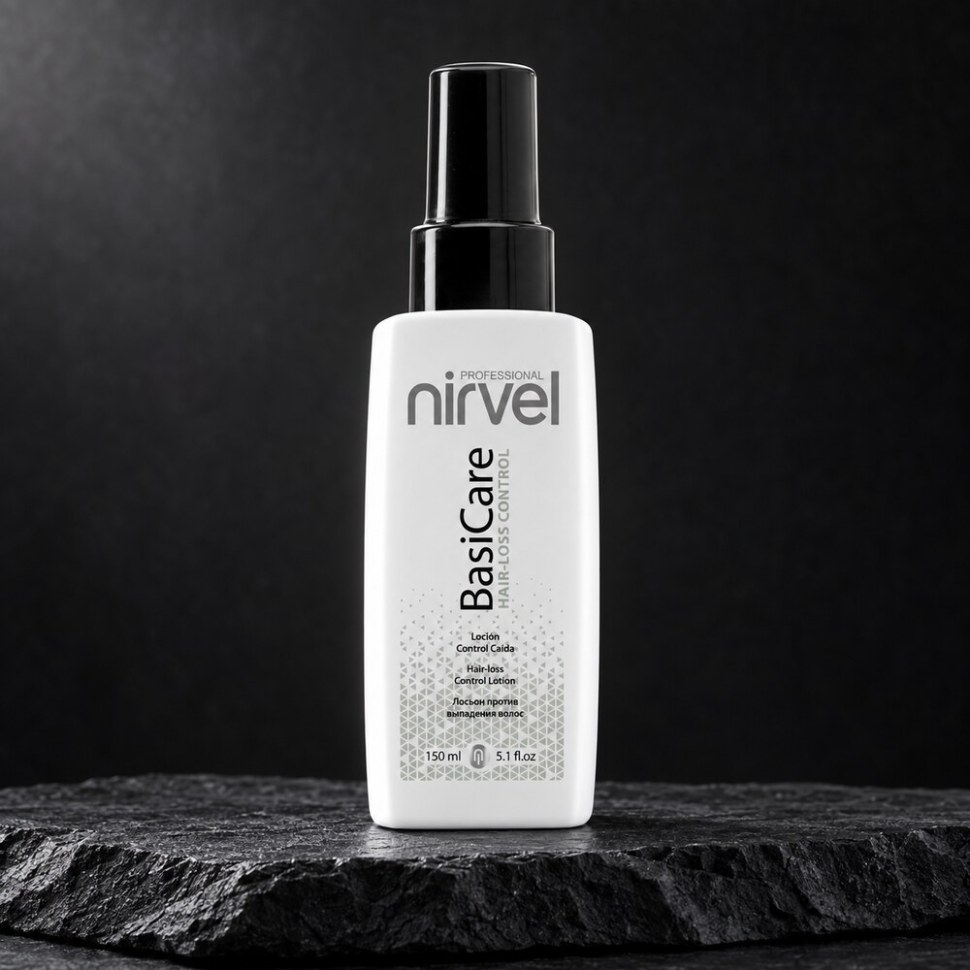 Лосьон против выпадения волос Hair Loss Control Lotion Nirvel — на чёрном камне The Lion Against Hair Loss Control Lotion Nirvel — Photo 1