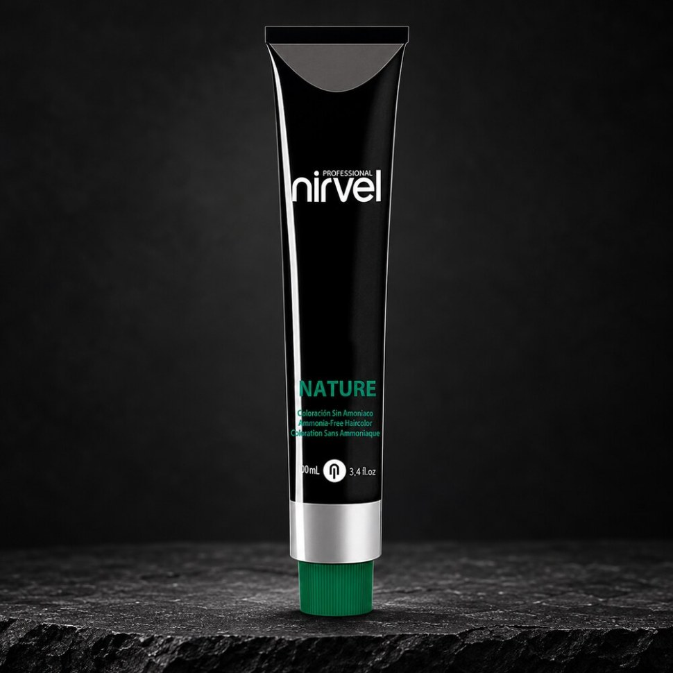 Nirvel NATURE Интенсивный красный ряд 55 — на чёрном камне Nirvel NATURE Интенсивный красный ряд 55 — фото 1