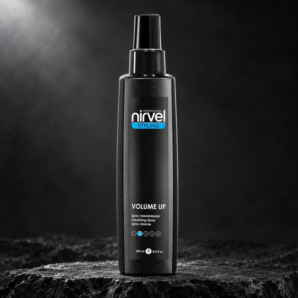Спрей для придания объема Volume Up Nirvel — на чёрном камне Volume-up spray Nirvel — Photo 1