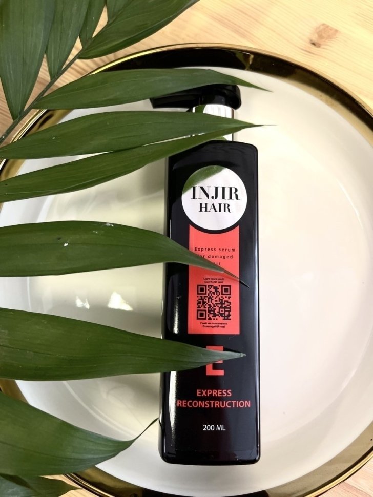 Сыворотка экспресс ухода для прямых волос Injir Hair E Сыворотка экспресс ухода для прямых волос Injir Hair E — фото 4