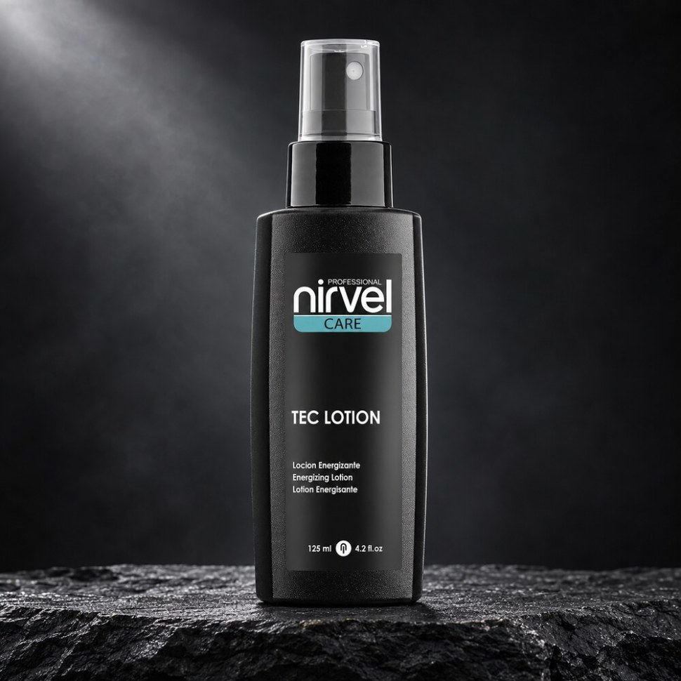 Nirvel TEC Lotion (TEC) is an energy-efficient lotion with biotin for the scalp and weakened hair.