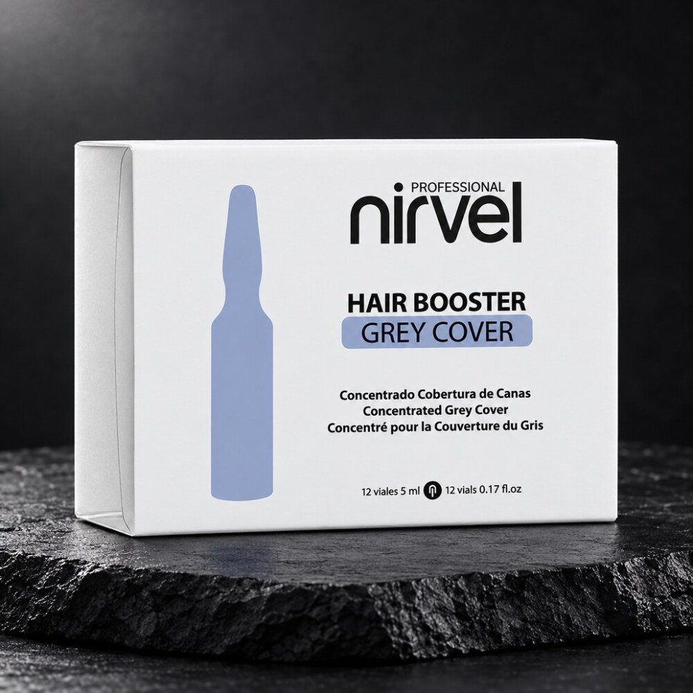 Усилитель окрашивания седины HAIR BOOSTER GREY COVER — на чёрном камне Усилитель окрашивания седины HAIR BOOSTER GREY COVER — фото 1