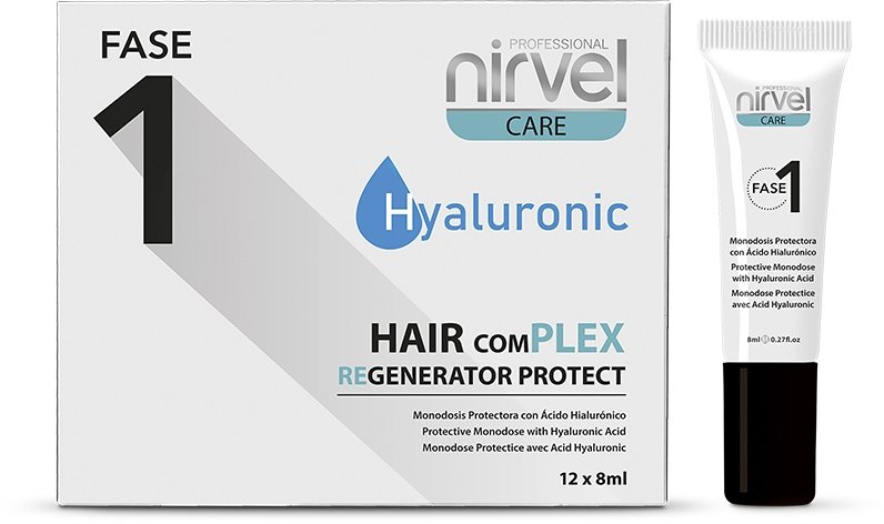 Защитный крем с гиалуроновой кислотой Fase 1 / Nirvel Hair Complex Regenerator Protect  — фото 3