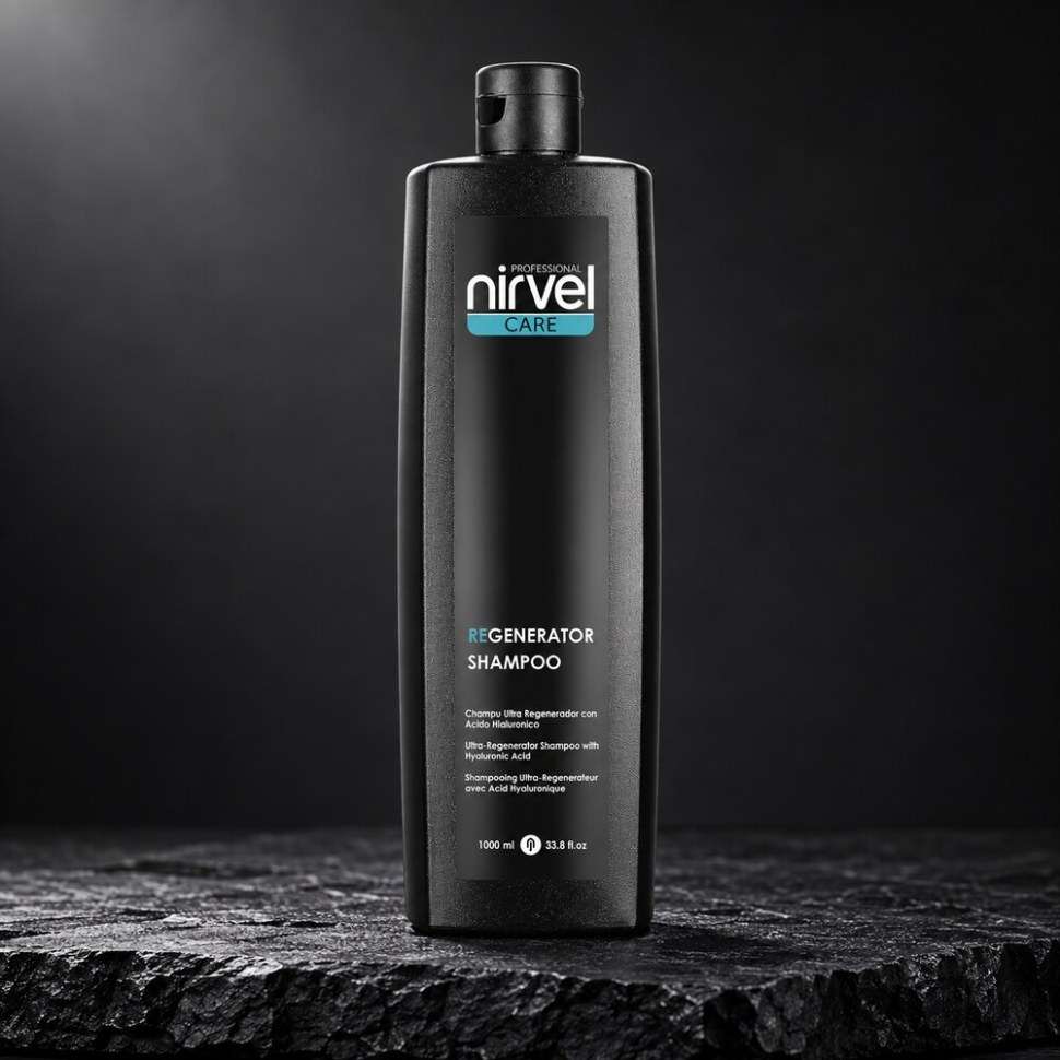 Shampoo, unulfate regenerating with hyaluronic acid Regenerator Shampoo Nirvel — Photo 1
