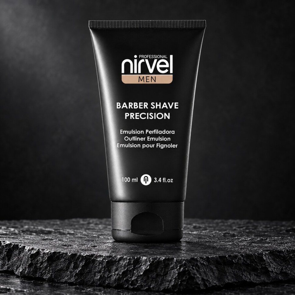 Гель для бритья, прозрачный/ Barber Shave Precision Nirvel — на чёрном камне Гель для бритья, прозрачный/ Barber Shave Precision Nirvel — фото 1