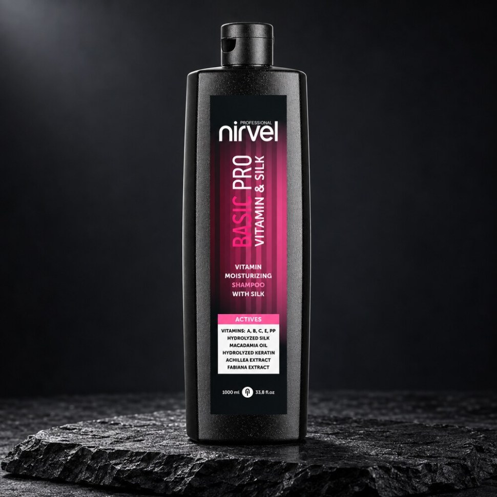 Шампунь увлажняющий с витаминами и шелком/ Vitamin moisturizing shampoo with silk — фото 1