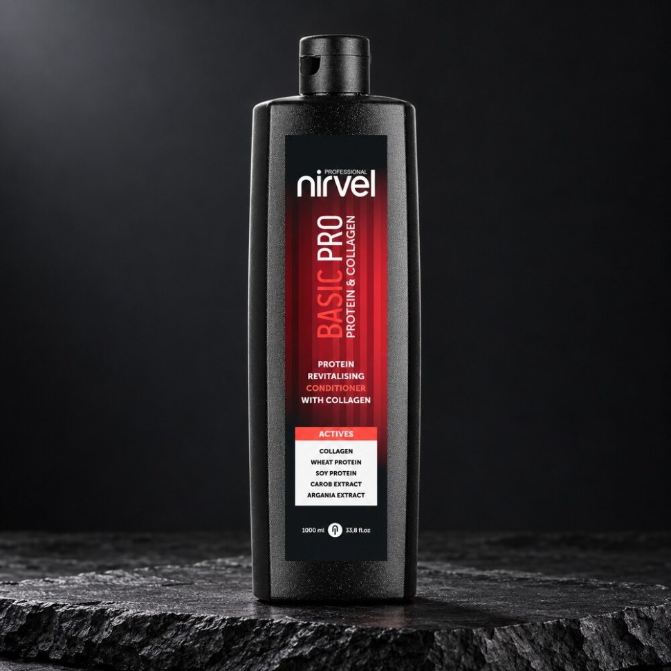 Кондиционер восстанавливающий с протеином и коллагеном/ Protein revitalising conditioner with collagen — на чёрном камне Кондиционер восстанавливающий с протеином и коллагеном/ Protein revitalising conditioner with collagen — фото 1